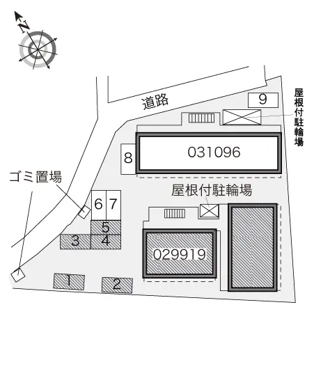 大和市上和田 月極駐車場